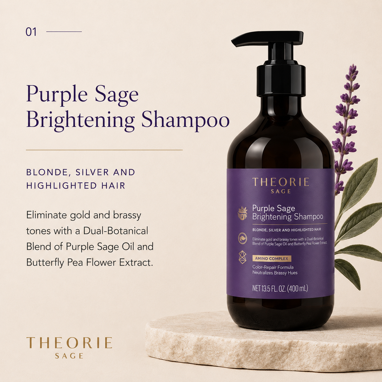 Purple Sage Brightening Shampoo