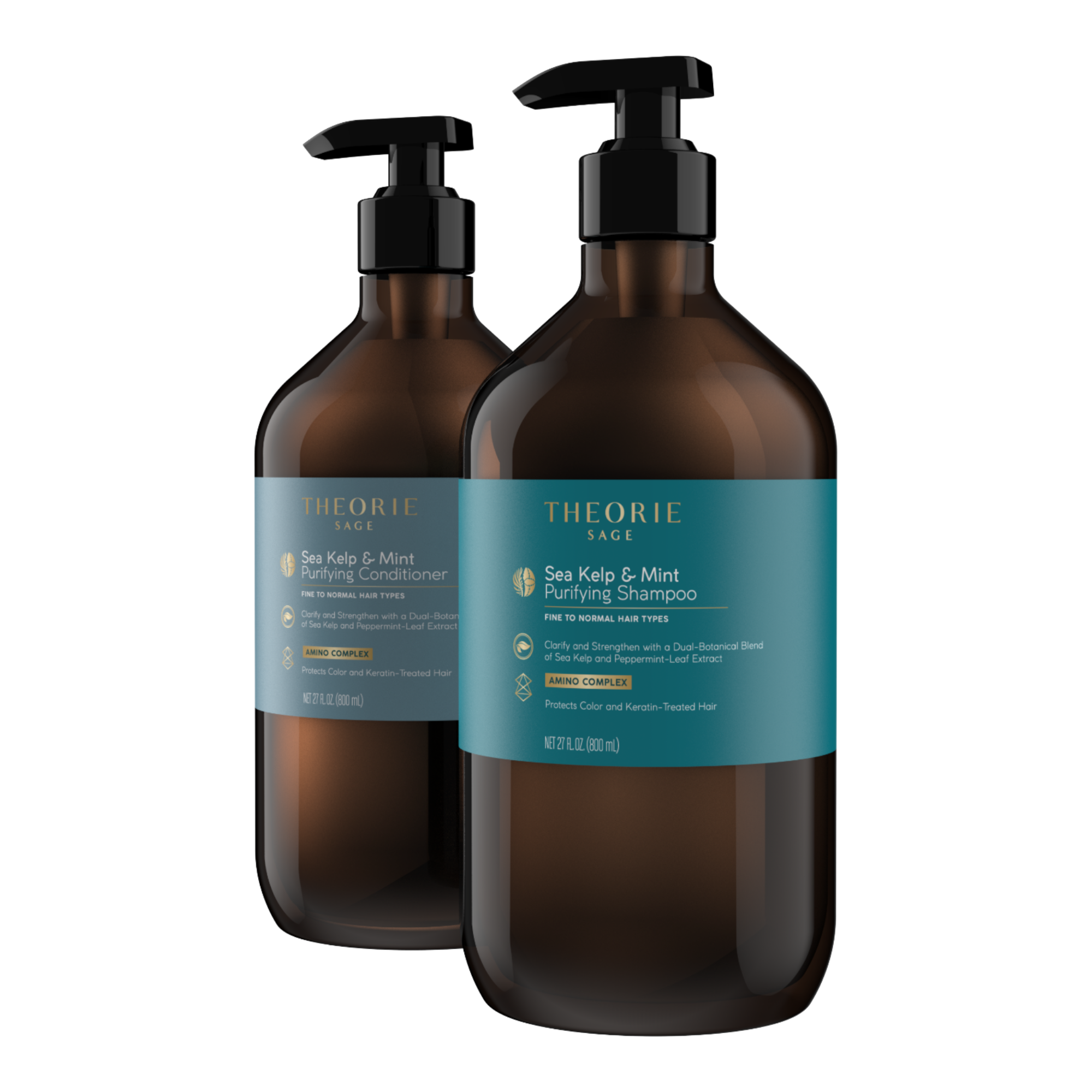 Sea Kelp & Mint Purifying Shampoo & Conditioner Set